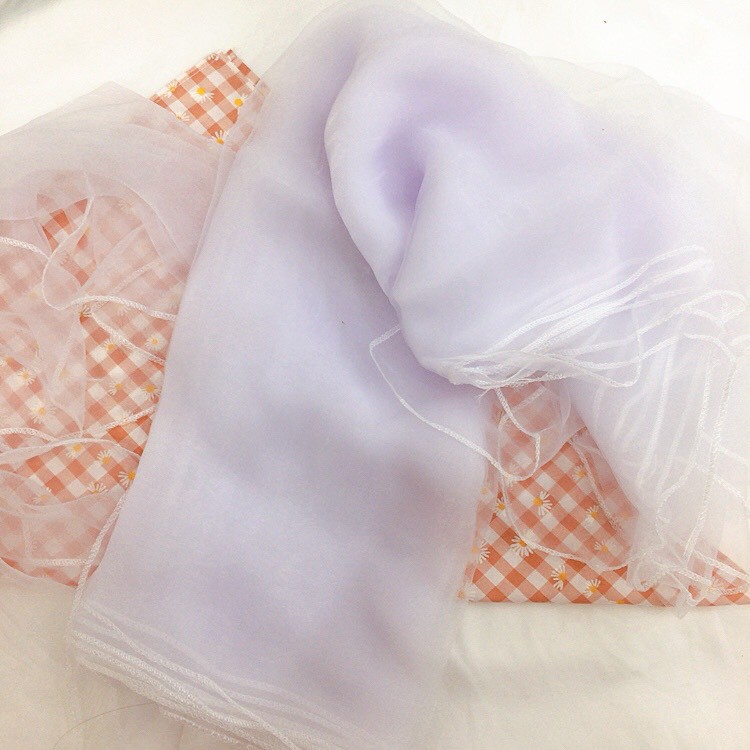 Khăn Voan Cho Bé Màu Trắng