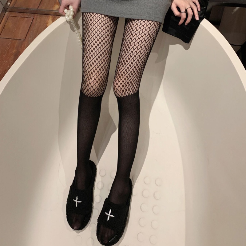 Wmmb Quần Tất Lưới Rỗng Kiểu Gothic Gợi Cảm Cho Nữ Dự Tiệc