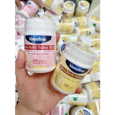 Kem Kích Trắng Vaseline x10 hũ 250gr