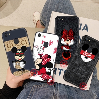 GUCCI Ốp Lưng Điện Thoại Phối Hình Chuột Mickey Dành Cho Oppo A91 F15 A8 A31 A32 A53 2020 A92 A72 A52 X2 Pro A12 A92S A12S A12E 51f