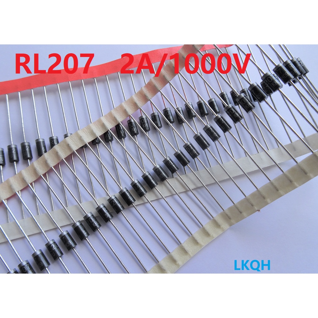 Diode chỉnh lưu RL207 2A/1000V loại tốt