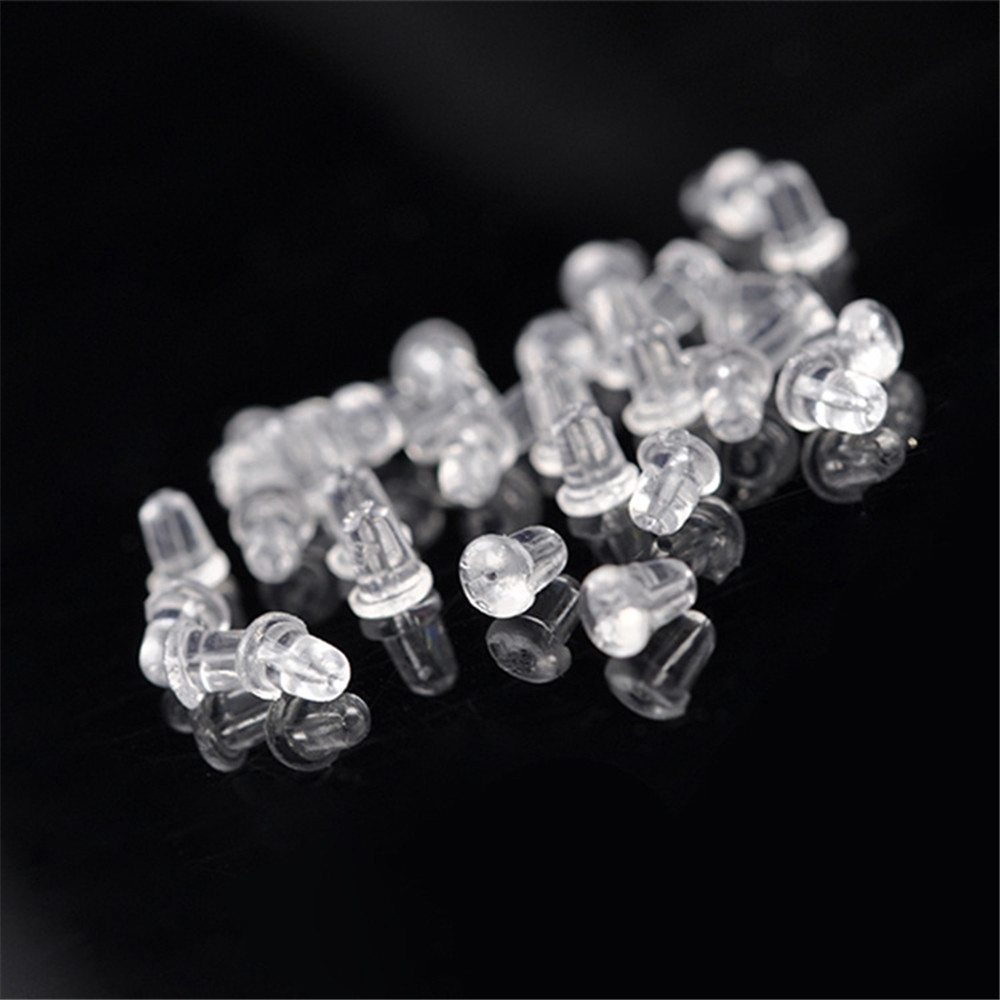 Set 25 / 50 Đôi Bông Tai Bằng Nhựa Và Kim Loại