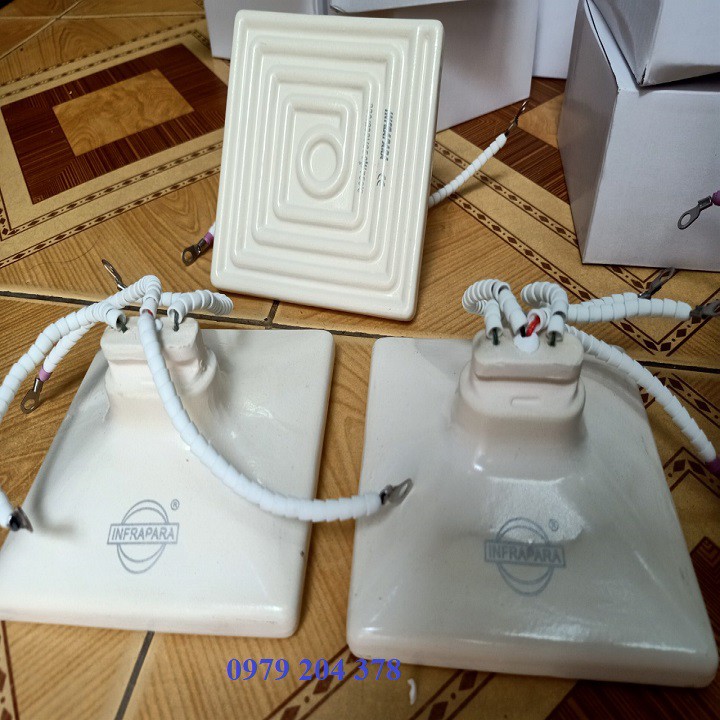 Điện trở sứ tấm vuông 120 x120  220/230V-650W