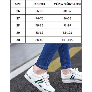 Quần JEAN co dãn 4 chiều, dáng cơ bản dễ mix đồ