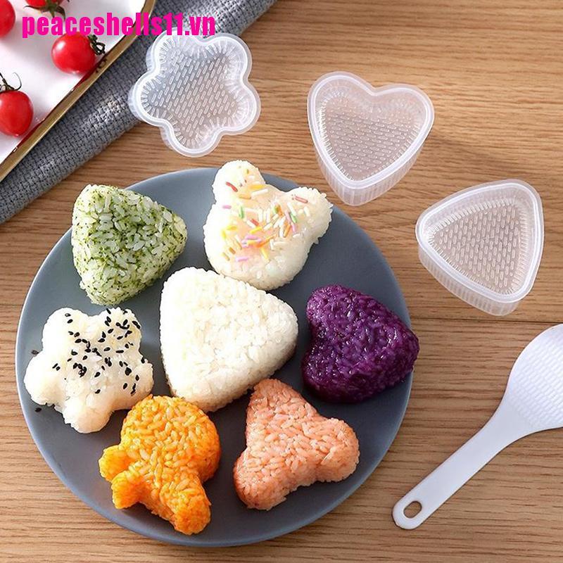 1 Bộ Khuôn Làm Cơm Bento Sandwich Diy Cho Nhà Bếp