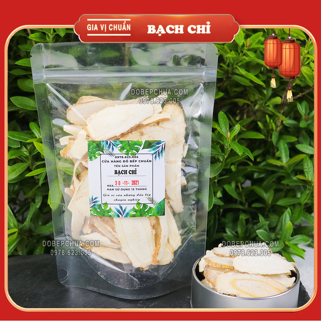 100G - BẠCH CHỈ KHÔ THÁI LÁT THƠM NGON LOẠI AA
