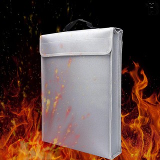 §COD  Portable Fireproof Document Bag Holder Pouch Home Office Safe Bag Fire & Water Resistant File Folder Safe 