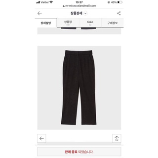 Quần tây Mixxo lưng bảng
