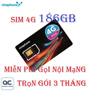 Sim 4G vinaphone trọn gói 3 tháng mỗi ngày 2GB gọi miễn phí