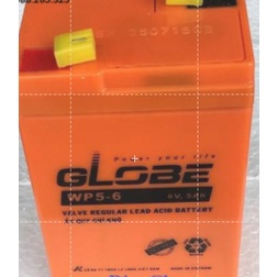 Bình ắc quy khô 6V 5Ah cao cấp GLOBE  - Hàng chính hãng GLOBE uy tín và chất lượng