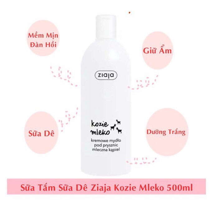 Sữa Tắm Dê Beauty Care Bangkok Goat Milk Thái Lan 1100ml- Sữa tắm Dê Ziaja 500ml