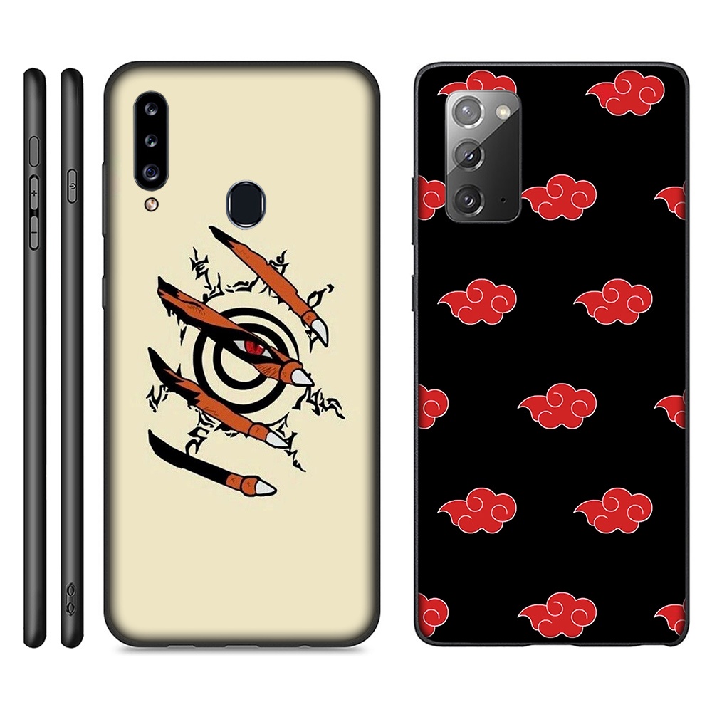 Ốp điện thoại nhựa silicon TPU mềm CPC26 hình Naruto Akatsuki Anime Sasuke cho iPhone 8 7 6S 6 Plus 5 5S SE 2016