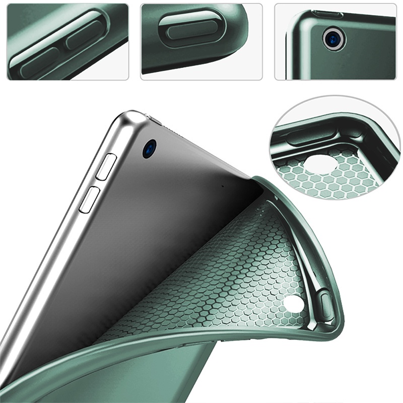 Ốp Máy Tính Bảng Silicon Nắp Lật Cho IPad 10 10.9 2022 5th 6th Gen 9.7 7th 8th 9th 10.2 Mini 4 5 Pro 11 2020 2021 2022 Air 4 10.9 Air 3 Pro 10.5