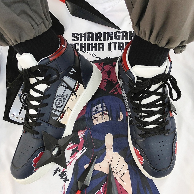 Giày Thể Thao Họa Tiết Anime Naruto Uchiha Itachi Mẫu 2022