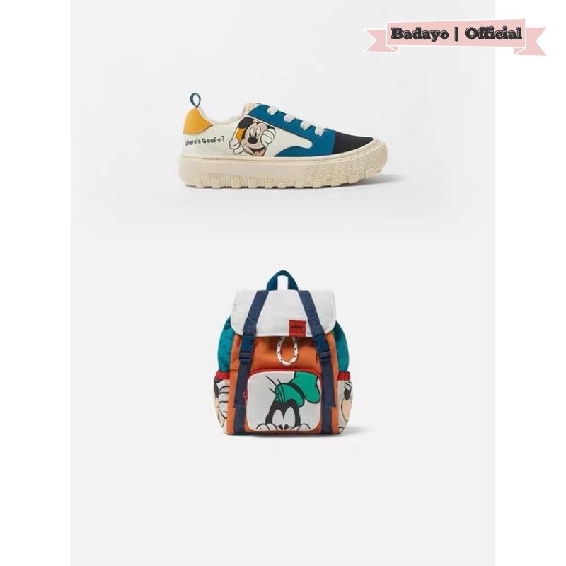 Balo trẻ em hàng za.ra hình mickey mẫu mới 2022 siêu xinh BADAYO T2.033