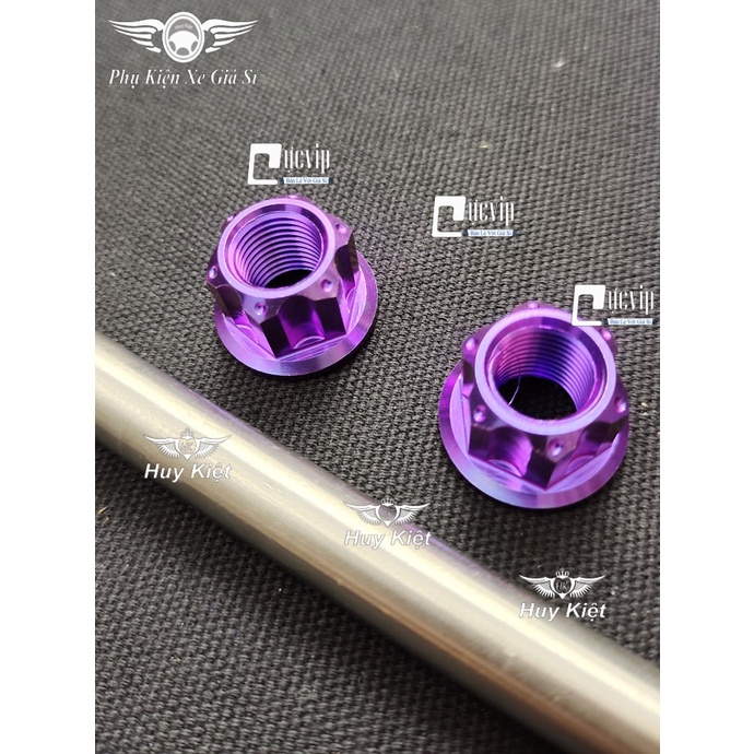 Cốt Trục Bánh Xe Trước Kèm Tán Titan Thật GR5 Cho Vario 2015 - 2021, Vision 2014 - 2020, AirBlade 2010 - 2022 MS4186