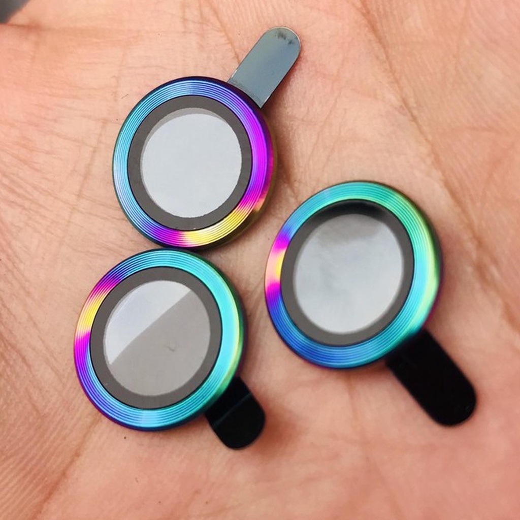 Dán Camema Titan 7 Màu iP 15Promax Từng Mắt Camera Cho iPhone 14Promax đến 11 Lên Máy Quá Đẹp