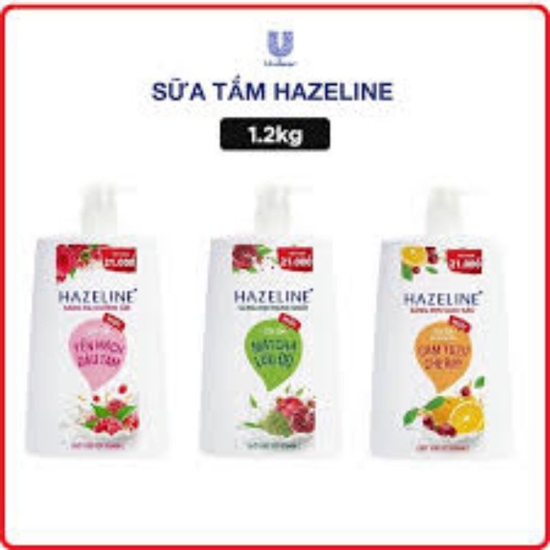 SỮA TẮM HAZELINE 1.2kg