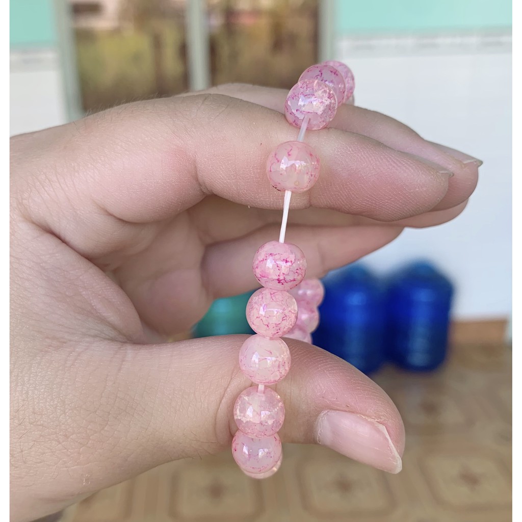 Vòng hạt đeo tay phong thủy đá nhân tạo cho nam, nữ, trẻ em, bé trai, bé gái