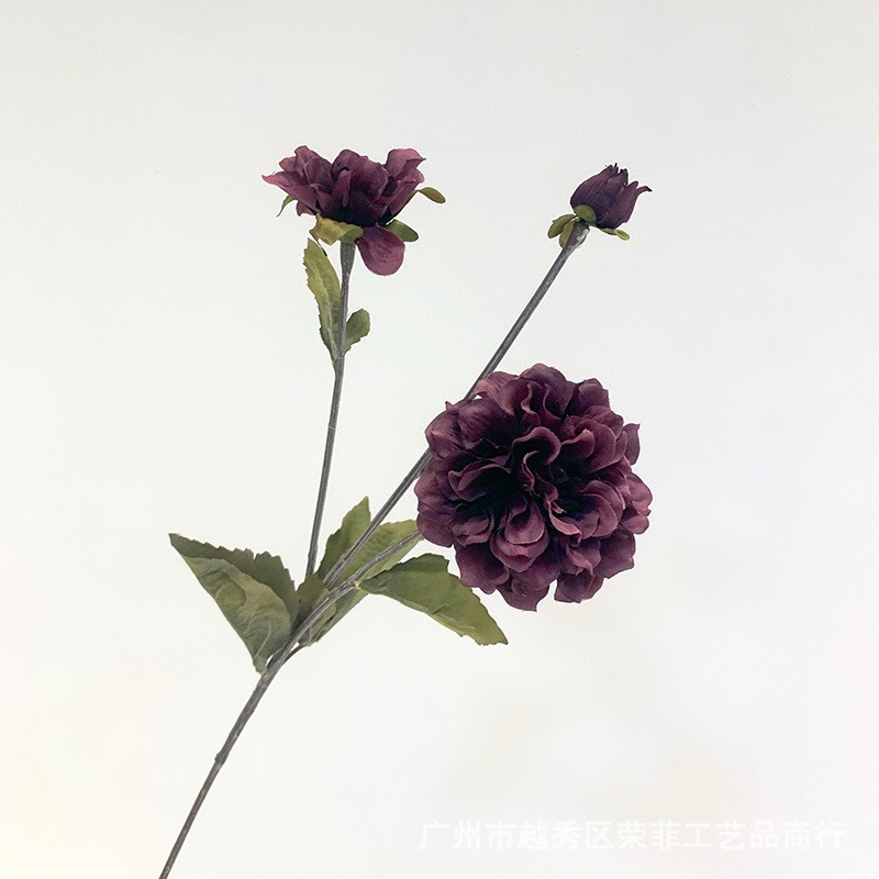 Cành hoa mẫu đơn trà trang trí nhà cửa, tiệc cưới chất liệu lụa mềm siêu giống thật