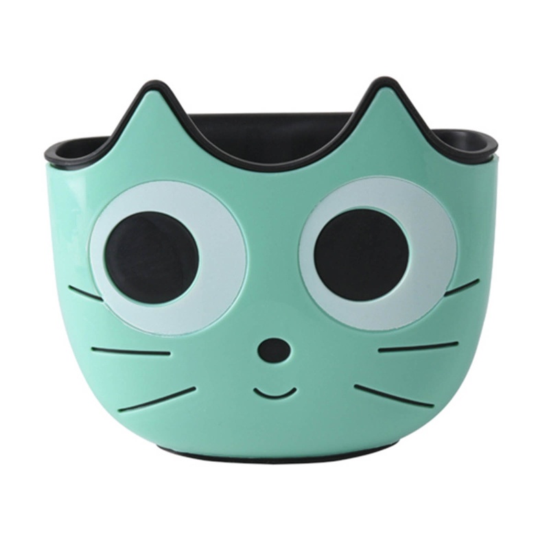 Giỏ Treo Bồn Rửa Chén Đựng Xà Phòng Hình Mèo Hoạt Hình Siêu Dễ Thương Có Thể Điều Chỉnh