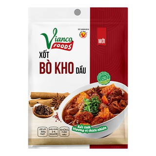 Xốt Bò Kho Dầu Vianco - Gia Vị Hoàn Chỉnh Vianco - 18g