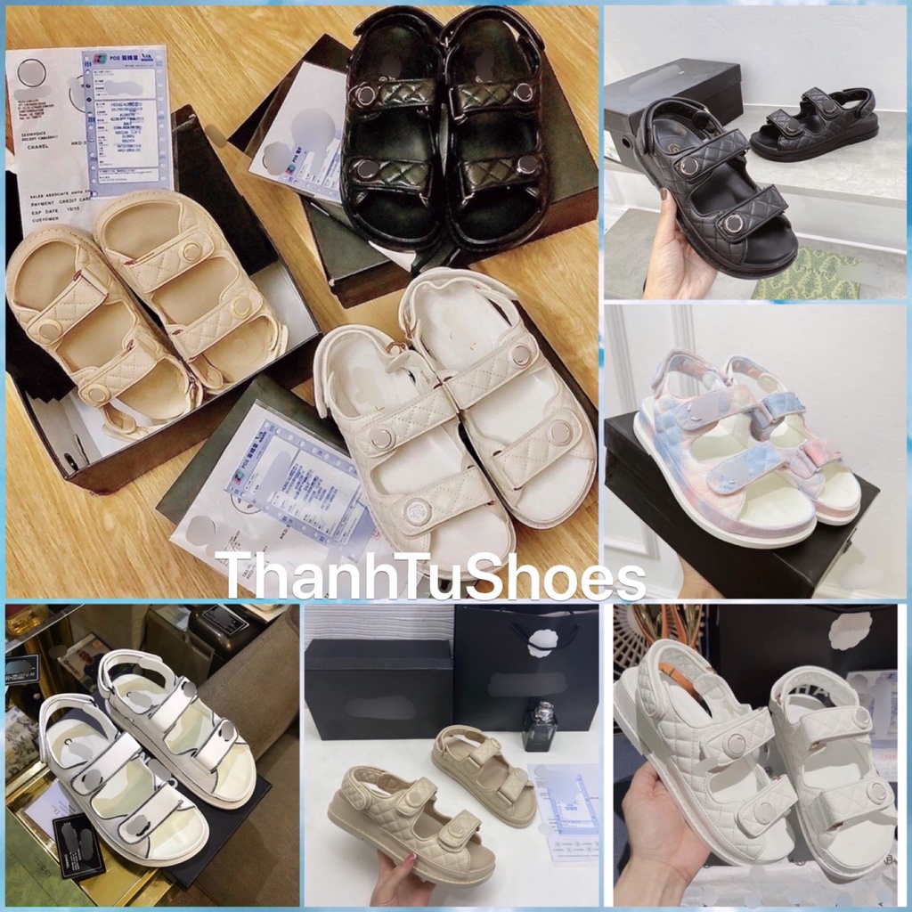 Sandal thể thao nữ quai dán ngang hàng super cao cấp ( form to )