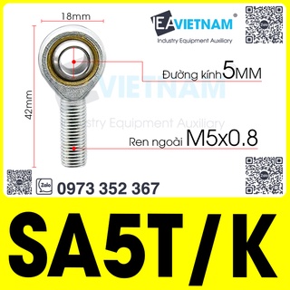 Vòng bi mắt trâu m5 5mm sa 5 t/k