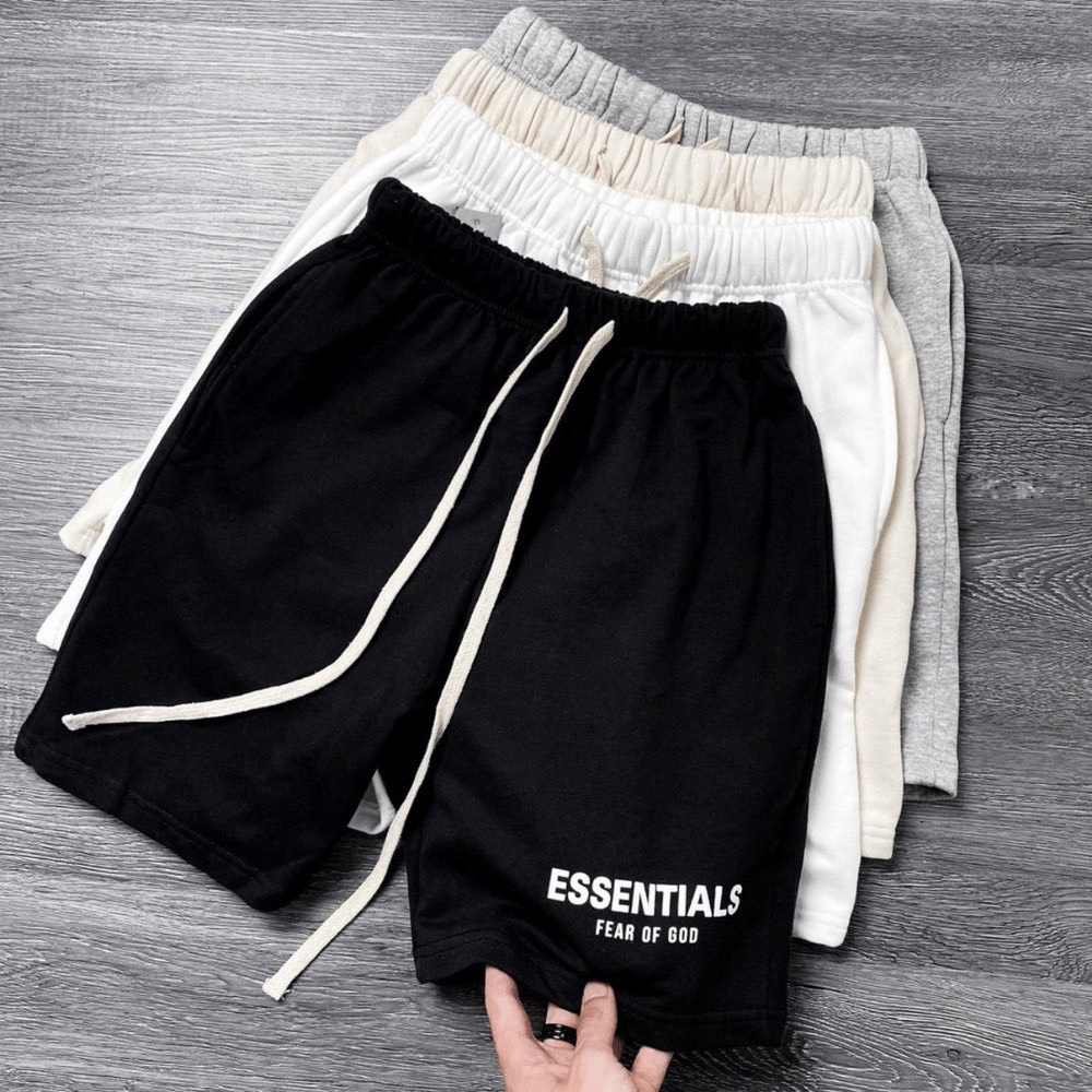 Quần short nam essential chất umi thể thao mặc thoáng mát bỏ sỉ