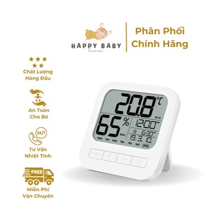 Nhiệt ẩm kế điện tử đo độ ẩm, máy đo nhiệt độ, theo dõi độ ẩm phòng ngủ cho bé