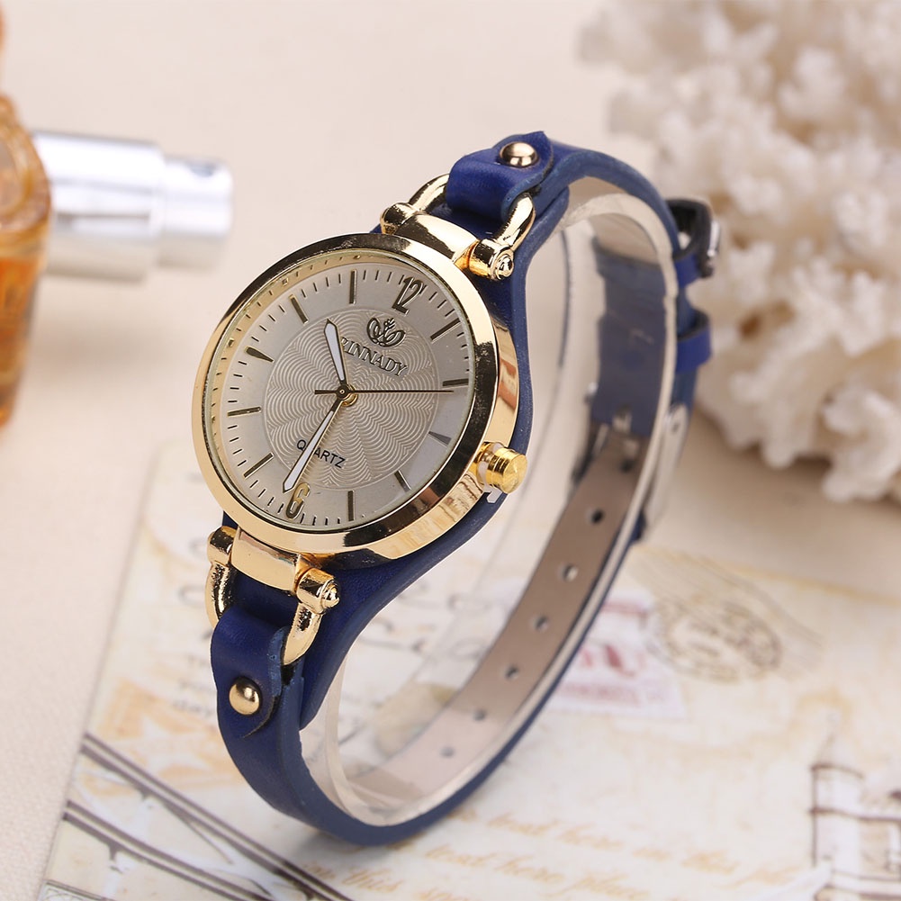Đồng Hồ Đeo Tay Máy Quartz Mặt Vuông Nhỏ Thời Trang Cho Nữ