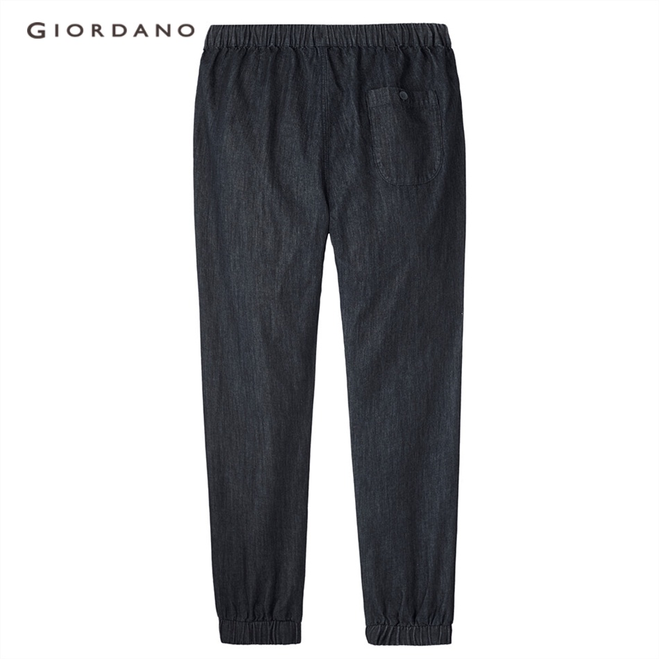 GIORDANO MEN Elastic waistband banded cuffs jeans 13111010