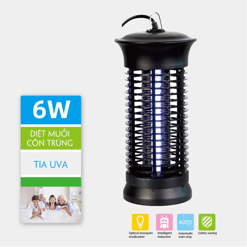 Đèn điện bắt muỗi côn trùng 6W Electric Mosquito Killer