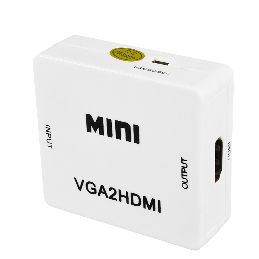 Đầu chuyển đổi âm thanh 1080p vga2hdmi mini vga sang hdmi cho laptop/máy tính bàn