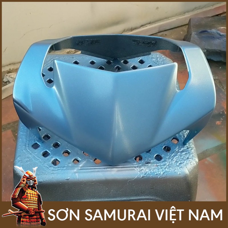 Combo sơn Samurai màu xanh băng giá H198