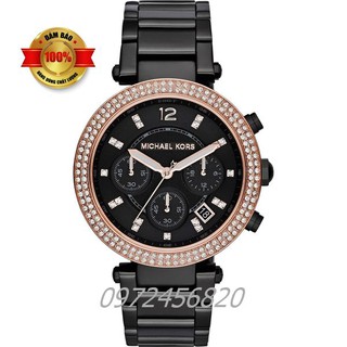 Đồng hồ nữ michael kors mk5885 - chế độ bấm giờ với 3 mặt số phụ và 3 núm điều chỉnh