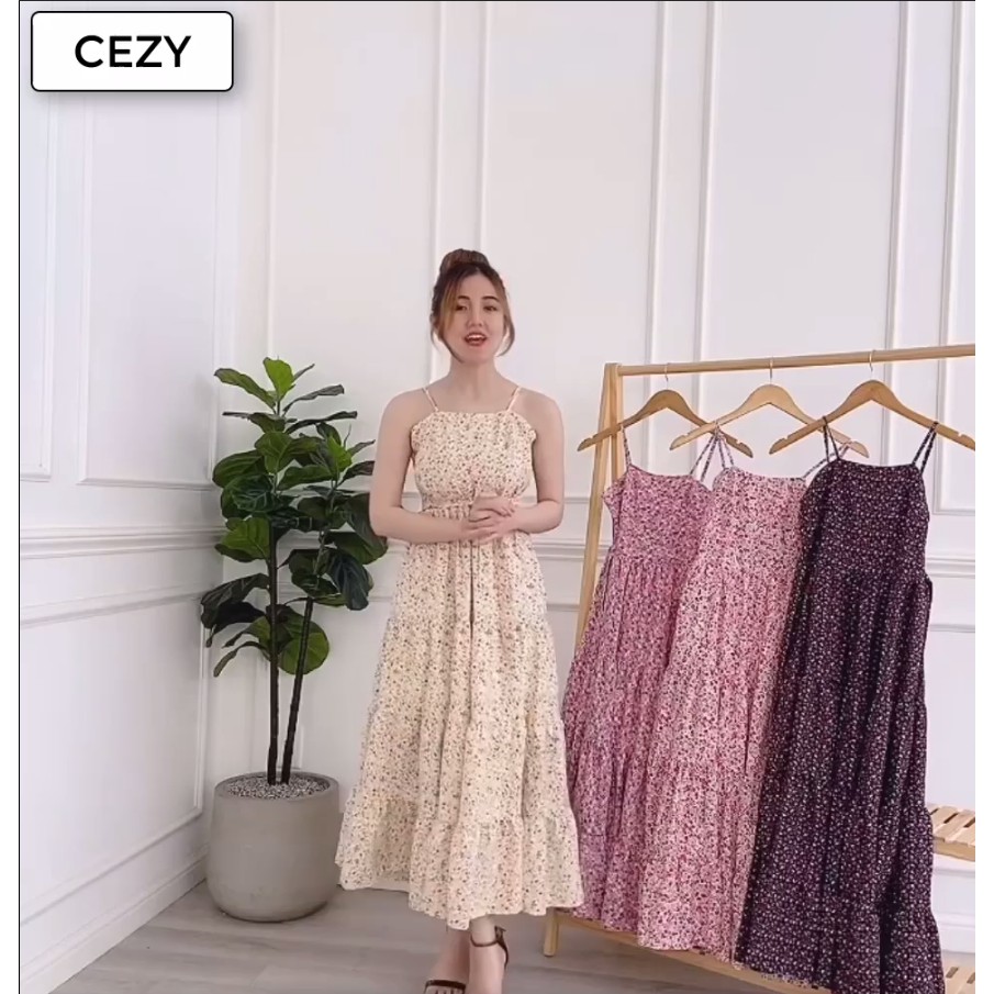 Đầm Maxi Hoa Có Size Bigsize Đi Biển Cao Cấp CEZY D50