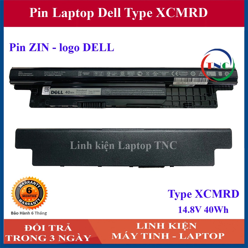Pin Laptop DELL 3421 5421 3521 3541 3542 3442 3537 2421 3442 3443 3542 3543 Battery Dell Inspiron 15R