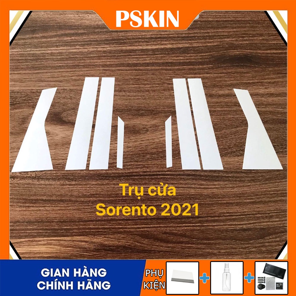 KIA SORENTO 2021 - 2022: FILM PPF dán bảo vệ TRỤ CỬA - chống xước, che mờ các vết xước cũ