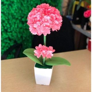 combo nguyên liệu làm hoa tú cầu hand-made, hoa giấy lụa, giấy gấm, trang trí bàn làm việc - tặng lèm chậu và xốp cắm.