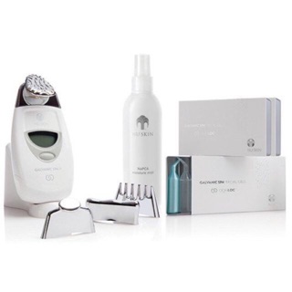 Máy masage mặt nuskin ageloc galvannic spa (1 may,2 hộp gel,1 xịt khoáng)