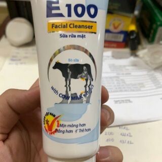Sữa rửa mặt E100 tinh chất sữa bò tươi 80ml