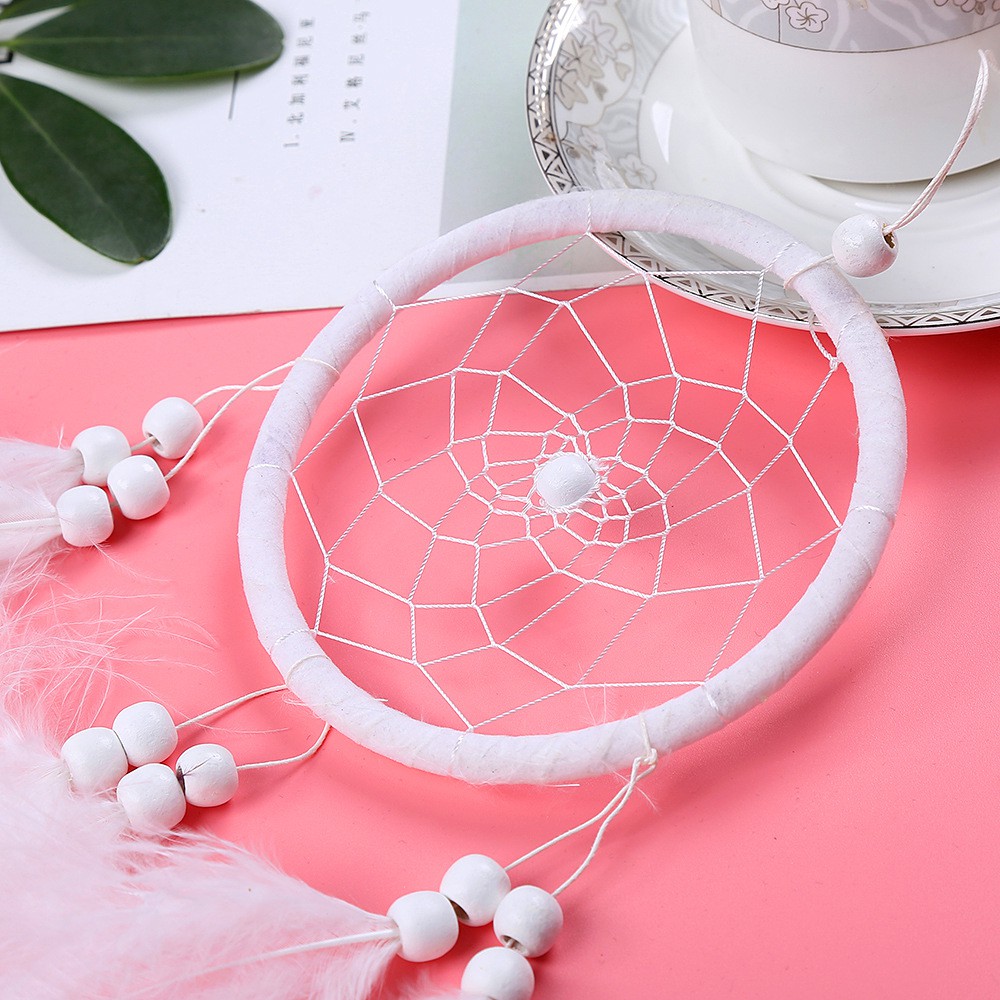 Dream Catcher treo tường màu trắng tuyệt đẹp 45x11cm DC01