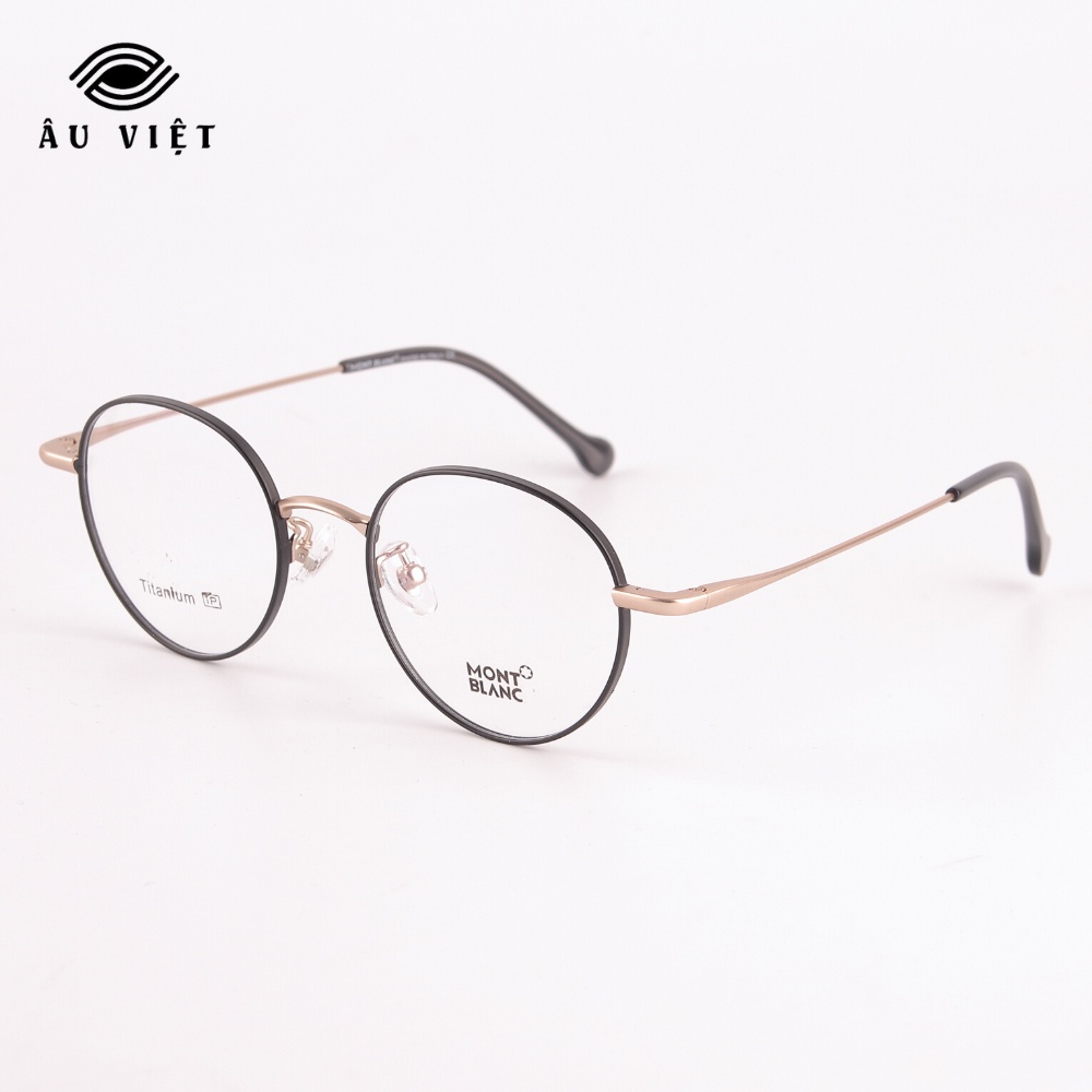 Gọng kính titanium MB 1074 dáng tròn Full box