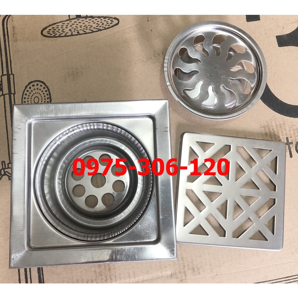 Hố Ga Thoát Nước Sàn Phễu Thoát Sàn Bằng INOX HG2 Chống Mùi Hôi