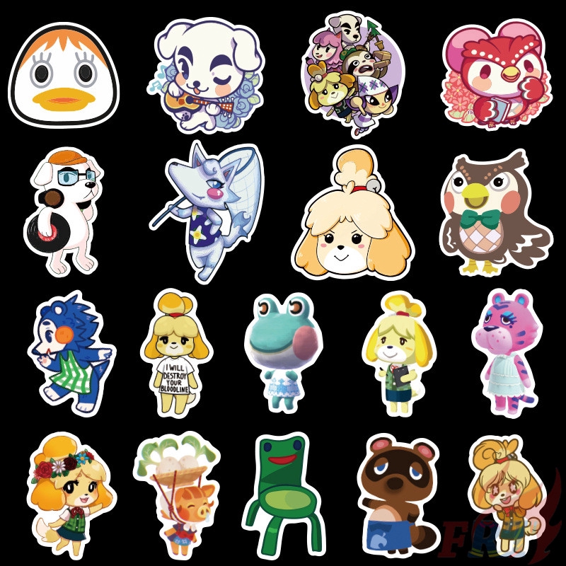 100Pcs/Set ❉ Animal Crossing - Series A Anime Stickers ❉ Waterproof DIY Decals Doodle Stickers