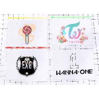 Clear bag twice wanna one exo A4/A5 CLBI22 Túi đựng tài liệu
