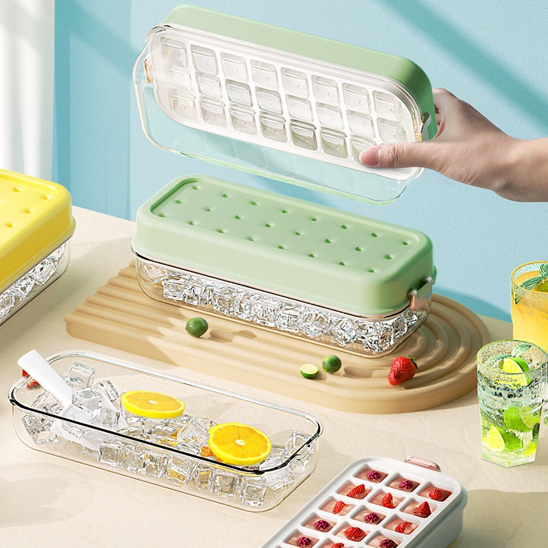 Khay Làm Đá Viên Chất Liệu Cấp Thực Phẩm Nhẹ Sang Trọng