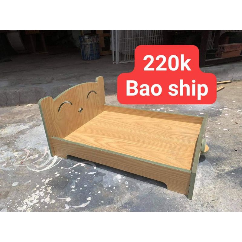 Giường nằm cho mèo bằng gỗ