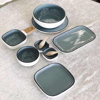 Đĩa vuông sứ nhiều kích thước